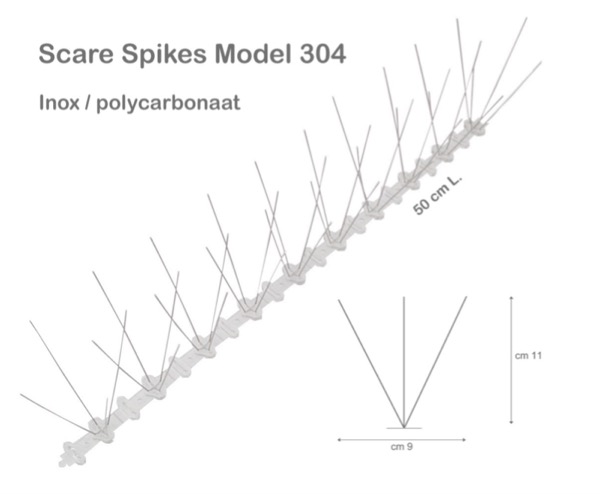 Scare spikes model 304